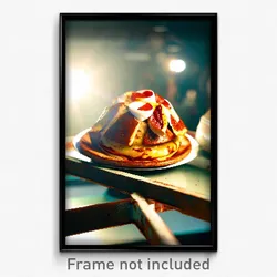 Pixel Art Poster - Rusty Tostada (8 Bit Psychedelic Trippy Video Game Print)