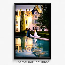 Pixel Art Poster - Stupendous Chateau (8 Bit Psychedelic Video Game Print)