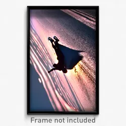 Pixel Art Poster - Crazy Route (8 Bit Psychedelic Trippy Weird Video Game Print)