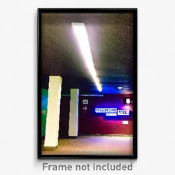 Pixel Art Poster - Underground Motel (8 Bit Psychedelic Trippy Video Game Print)