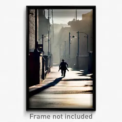 Pixel Art Poster - Unique Thoroughfare (8 Bit Psychedelic Video Game Print)