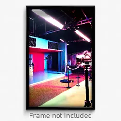 Pixel Art Poster - Quirky Movie Studio (8 Bit Psychedelic Video Game Print)