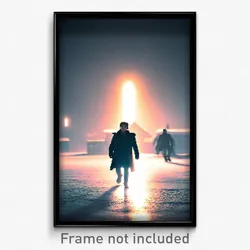 Pixel Art Poster - Cold Commons (8 Bit Psychedelic Trippy Video Game Print)