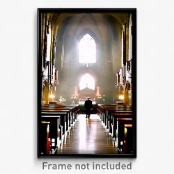Pixel Art Poster - Pristine Parish (8 Bit Psychedelic Trippy Video Game Print)