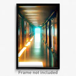 Pixel Art Poster - Amazing Passage (8 Bit Psychedelic Trippy Video Game Print)