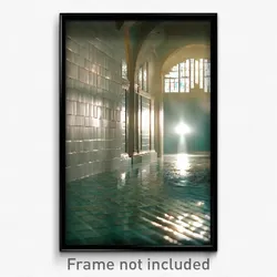Pixel Art Poster - Majestic Tile (8 Bit Psychedelic Trippy Video Game Print)