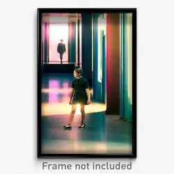 Pixel Art Poster - Unusual Flats (8 Bit Psychedelic Trippy Video Game Print)