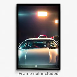 Pixel Art Poster - Ample Car (8 Bit Psychedelic Trippy Weird Video Game Print)