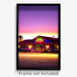 Pixel Art Poster - Vivid Ranch (8 Bit Psychedelic Trippy Weird Video Game Print)