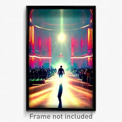 Pixel Art Poster - All Over The Place Ballroom (8 Bit Video Game Print)