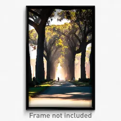 Pixel Art Poster - Secret Savannah (8 Bit Psychedelic Trippy Video Game Print)