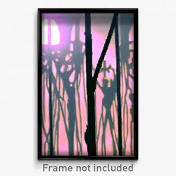 Pixel Art Poster - Slim Ossuary (8 Bit Psychedelic Trippy Video Game Print)