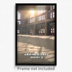Pixel Art Poster - Grandiose Smithy (8 Bit Psychedelic Trippy Video Game Print)