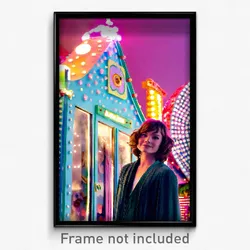 Pixel Art Poster - Whimsical Austin (8 Bit Psychedelic Trippy Video Game Print)