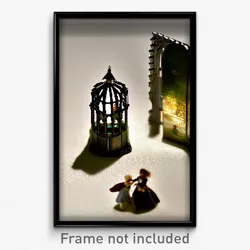 Pixel Art Poster - Miniature Lancet (8 Bit Psychedelic Trippy Video Game Print)