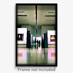 Pixel Art Poster - Vast Gallery (8 Bit Psychedelic Trippy Video Game Print)