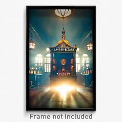 Pixel Art Poster - Esteemed Apothecary (8 Bit Psychedelic Video Game Print)