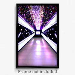 Pixel Art Poster - Sparkling Gallery (8 Bit Psychedelic Trippy Video Game Print)
