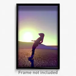 Pixel Art Poster - Flat Bend (8 Bit Psychedelic Trippy Weird Video Game Print)