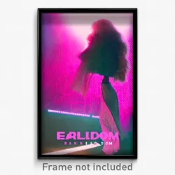 Pixel Art Poster - Pink Earldom (8 Bit Psychedelic Trippy Video Game Print)