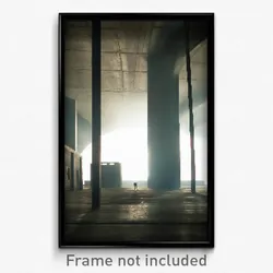 Pixel Art Poster - Concrete Dreamscape (8 Bit Psychedelic Video Game Print)