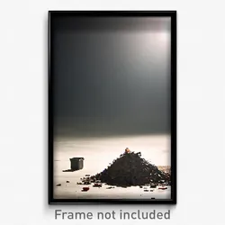 Pixel Art Poster - Lonely Waste (8 Bit Psychedelic Trippy Video Game Print)
