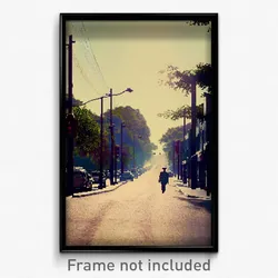 Pixel Art Poster - Spotted Avenue (8 Bit Psychedelic Trippy Video Game Print)