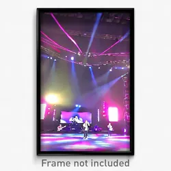 Pixel Art Poster - Virtual Concert (8 Bit Psychedelic Trippy Video Game Print)