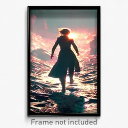 Pixel Art Poster - Uneven Wild (8 Bit Psychedelic Trippy Weird Video Game Print)