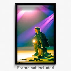 Pixel Art Poster - Huge Respite (8 Bit Psychedelic Trippy Video Game Print)