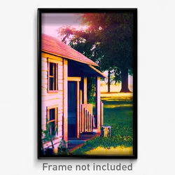 Pixel Art Poster - Measly Homestead (8 Bit Psychedelic Trippy Video Game Print)