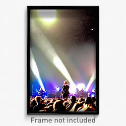 Pixel Art Poster - Cool Concert (8 Bit Psychedelic Trippy Video Game Print)