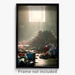 Pixel Art Poster - Outlandish Waste (8 Bit Psychedelic Trippy Video Game Print)