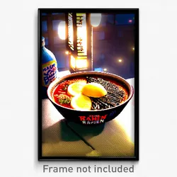 Pixel Art Poster - Major Ramen (8 Bit Psychedelic Trippy Weird Video Game Print)