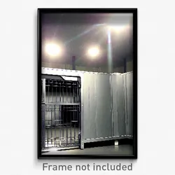 Pixel Art Poster - Gray Kennel (8 Bit Psychedelic Trippy Weird Video Game Print)