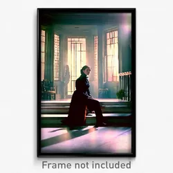 Pixel Art Poster - Notable Manse (8 Bit Psychedelic Trippy Video Game Print)