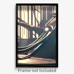 Pixel Art Poster - Complicated Slide (8 Bit Psychedelic Trippy Video Game Print)