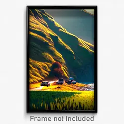 Pixel Art Poster - Wild Dike (8 Bit Psychedelic Trippy Weird Video Game Print)