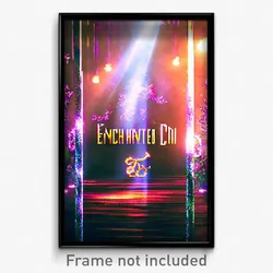 Pixel Art Poster - Enchanted Cdmx (8 Bit Psychedelic Trippy Video Game Print)