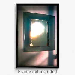 Pixel Art Poster - Watery Mirror (8 Bit Psychedelic Trippy Video Game Print)