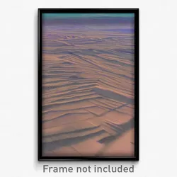 Pixel Art Poster - Webbed Plains (8 Bit Psychedelic Trippy Video Game Print)