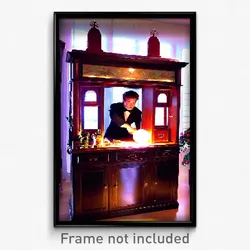 Pixel Art Poster - Fantastic Hutch (8 Bit Psychedelic Trippy Video Game Print)