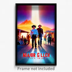 Pixel Art Poster - Major Gulch (8 Bit Psychedelic Trippy Weird Video Game Print)