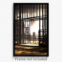 Pixel Art Poster - Dirty Stockade (8 Bit Psychedelic Trippy Video Game Print)