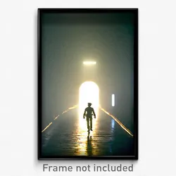 Pixel Art Poster - Bold Route (8 Bit Psychedelic Trippy Weird Video Game Print)