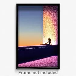 Pixel Art Poster - Treasured Ledge (8 Bit Psychedelic Trippy Video Game Print)
