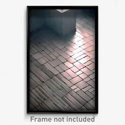 Pixel Art Poster - Dreary Tile (8 Bit Psychedelic Trippy Weird Video Game Print)