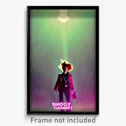 Pixel Art Poster - Smoggy Gambit (8 Bit Psychedelic Trippy Video Game Print)