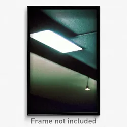 Pixel Art Poster - Dark Overhang (8 Bit Psychedelic Trippy Video Game Print)
