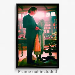 Pixel Art Poster - Esteemed Haberdashery (8 Bit Psychedelic Video Game Print)